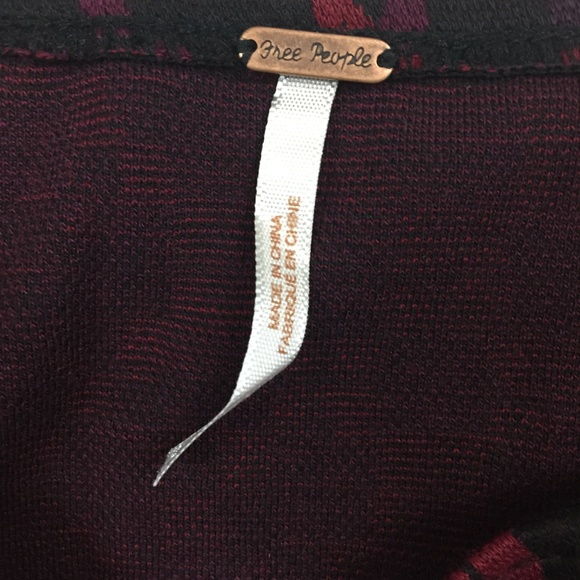 NWT FREE PEOPLE Printed Pull On Soft Skirt - Picture 2 of 6